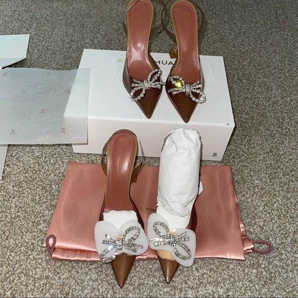 ❌SOLD❌ Amina Muaddi Rosie PVC Pumps - Picture 9 of 16